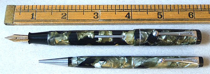 Summit bosed Silver and Black marble set(i)